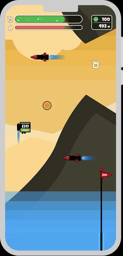 HOPX Ninja Frog mobile game screen